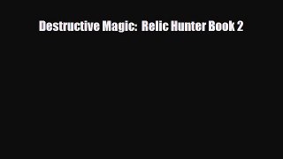 [PDF Download] Destructive Magic:  Relic Hunter Book 2 [PDF] Online