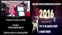 TOYS 'R' US ARCEUS EVENT HAPPY NEW YEAR 2016 POKEMON SPECIAL GIVEAWAY IS RIGHT HERE!!!