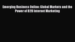[PDF Download] Emerging Business Online: Global Markets and the Power of B2B Internet Marketing