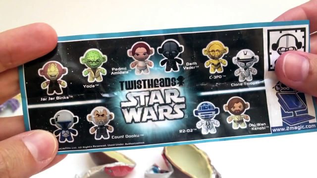 3 Star Wars Kinder Surprise Chocolate Eggs Unwrapping
