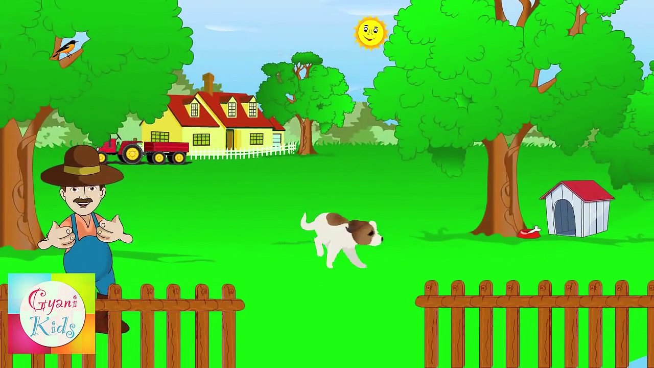 BINGO - Dog Song Nursery Rhyme | Kids Animation Rhymes For Children