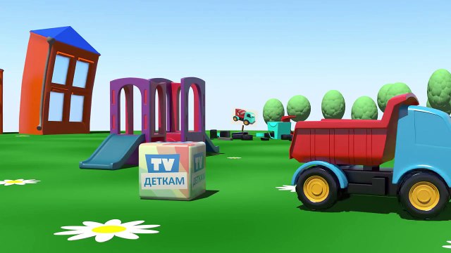 Мультфильм для малышей Грузовичок Лёва и Бетономешалка - мультфильм конструктор