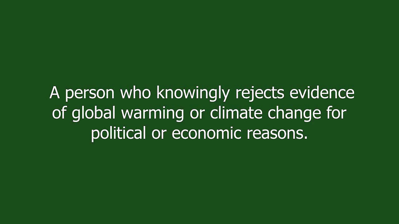 Climatetard meaning and pronunciation