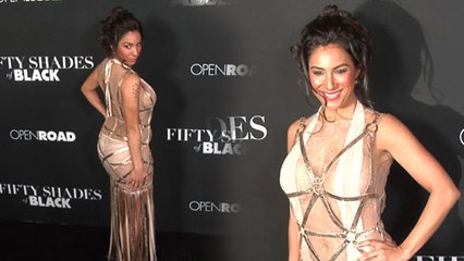 Liana Mendoza New look At Fifty Shades Of Black Red Carpet