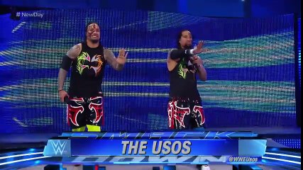 The Miz and The New Day get repelled by Uso-Crazy  SmackDown, Jan. 28, 2016