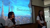 2014 Sp2 Viaje a Barcelona. Anabel y Juana.