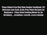 Paleo Gluten Free Diet Slow Cooker Cookbook: 101 Delicious Low-Carb Grain-Free Paleo Recipes