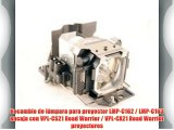 Recambio de l?mpara para proyector LMP-C162 / LMP-C163 encaja con VPL-CS21 Road Warrior / VPL-CX21