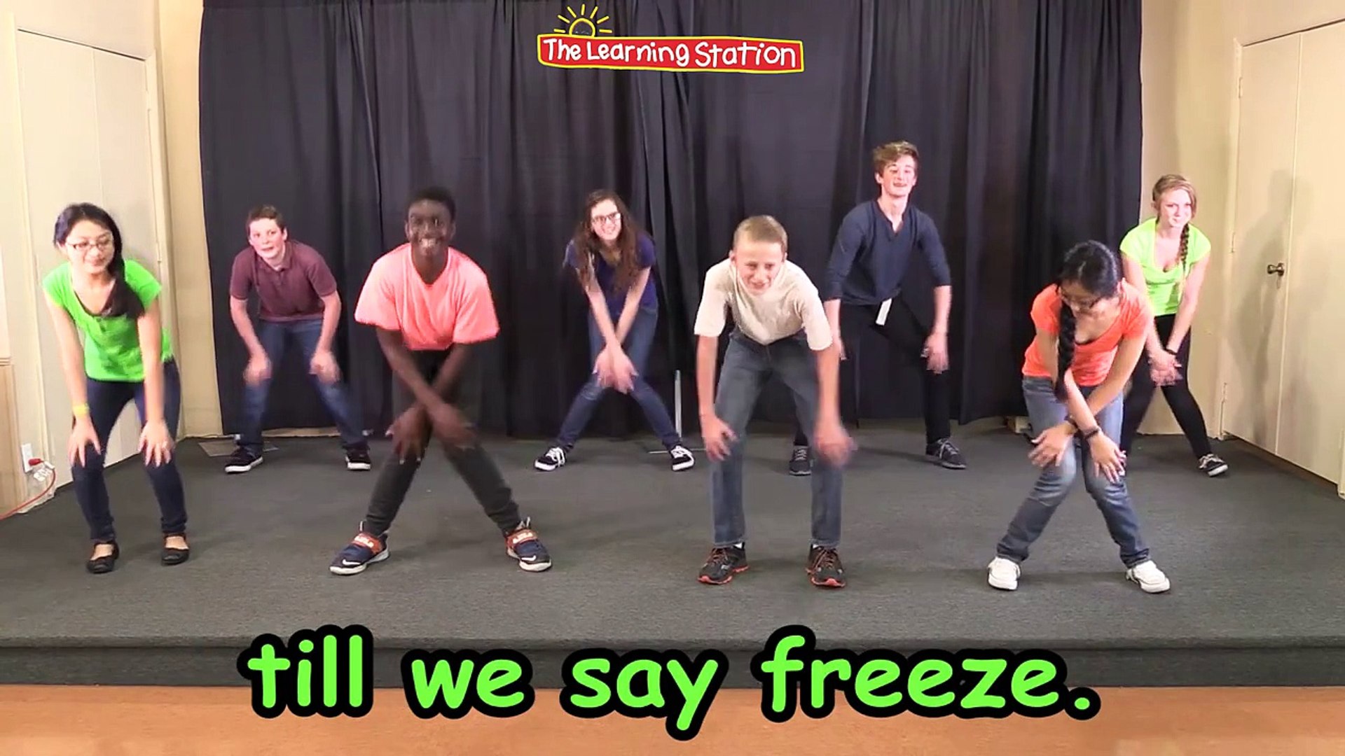 Move and Freeze Dance for Kids, Freeze Song