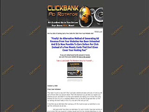 ClickBank Ad Rotator-Earn Dollars Instead Of Google ...
