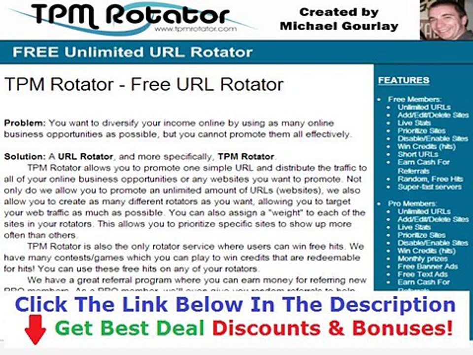 TPM Rotator Review +++ 50% OFF +++ Discount Link