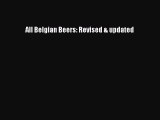 All Belgian Beers: Revised & updated  Free Books
