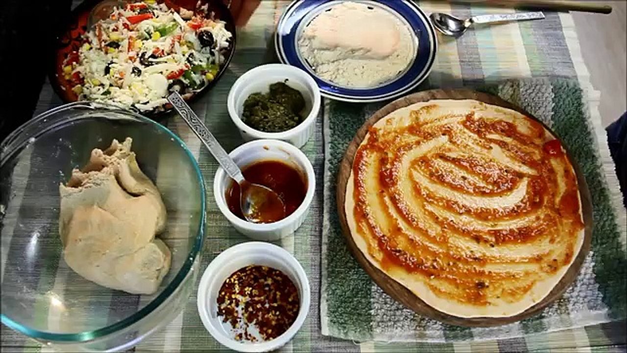 Pizza Paratha Recipe-Indian Veg Brunch breakfast recipes and kids lunch box snack idea -