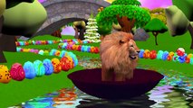 Lion Cartoons For Children Singing Row Row Row Your Boat Children Nursery Rhymes for Babie