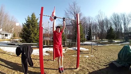 15 year old doing the Bar brothers requirements in 4 minutes!!