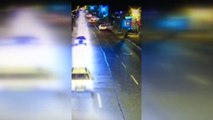 Beşiktaş'ta 1 Polisin Şehit Olduğu Kazanın Güvenlik Kamerası Görüntüleri