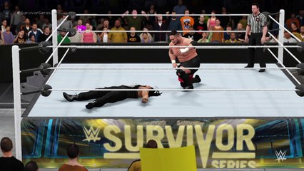 WWE 2K16 samoa joe v roman reigns