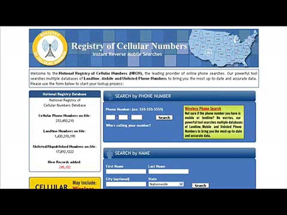 Cell Phone Registry