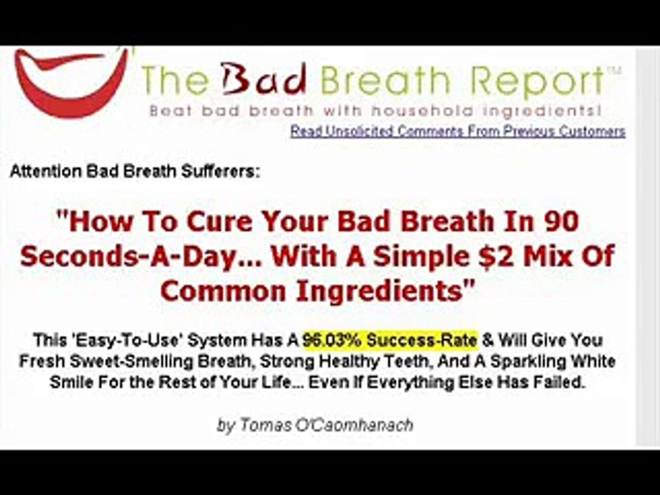 The bad breath report (Original!)