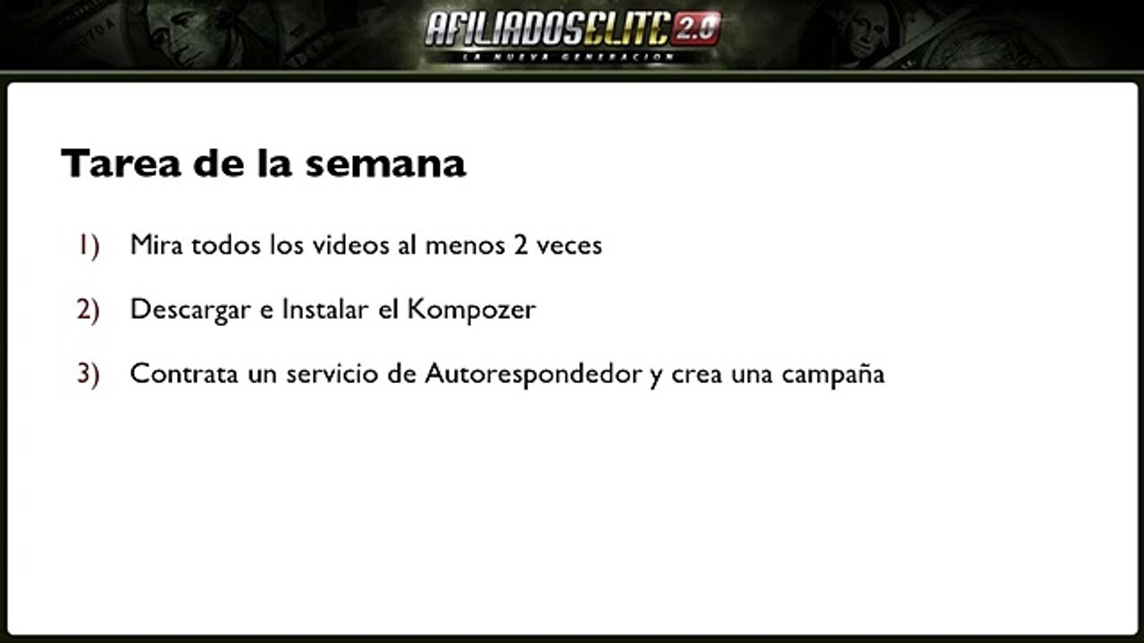Semana 3 Video 23 Afiliados Elite 2.0 Gratis