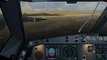 X-Plane 10 -  JARDesign Airbus A330 crosswind landing 32 knots  Crosswind Landing