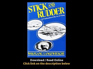 Download PDF Stick and Rudder An Explanation of the Art of Flying