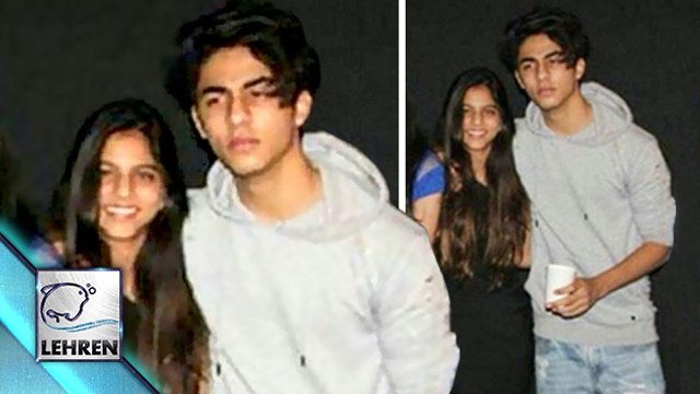 Shahrukh Khan's Kids Aryan And Suhana Clicked Together