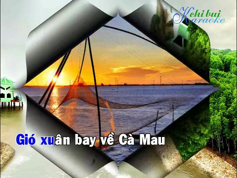 Áo Mới Cà Mau (Đoạn phi vân điệp khúc)-Karaoke HD [Beat Chuẩn] (720p)