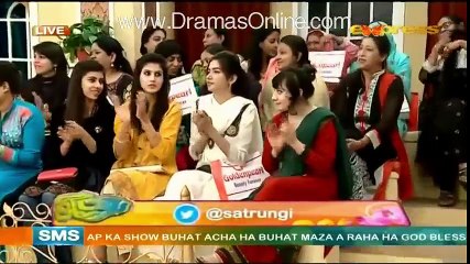 The Morning Show Satrangi With Javeria Saud -29th January 2016 -Part 3