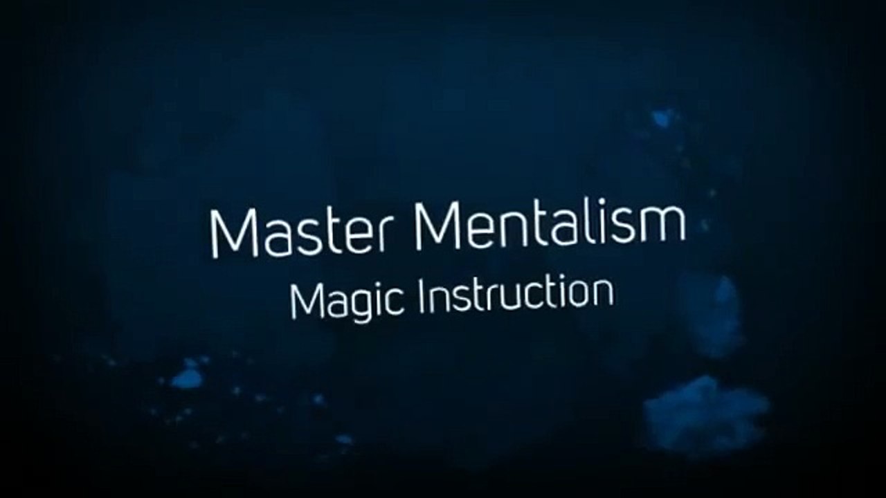 Master Mentalism - Magic Instruction
