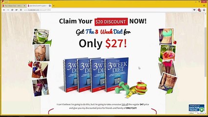 3 Week Diet Review Program 7 Dollar Trick - How to Save $$$ - Internet Marketers Hate Me