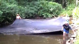 Необычный способ рыбалки