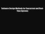 PDF Download Software Design Methods for Concurrent and Real-Time Systems PDF Full Ebook