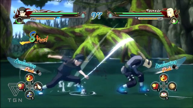 Naruto Ultimate Ninja Storm Revolution: Tsunade vs Shisui AWAKENING Gameplay