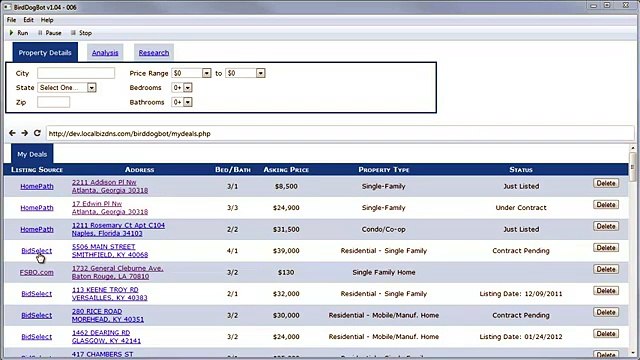 BirdDogBot 1.04 Upgrade - Now Supporting Multiple Listing Sites!