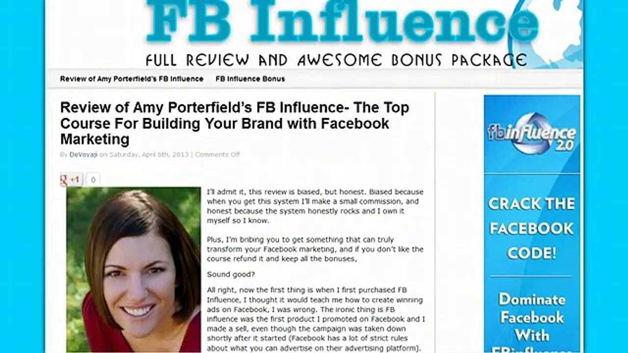 FB Influence Review and Bonus - And behind the scenes sneak peak of FB Influence