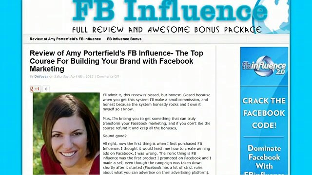 FB Influence Review and Bonus - And behind the scenes sneak peak of FB Influence