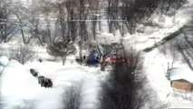 Köyde Mahsur Kalan Hamile Kadın Helikopterle Kurtarıldı