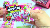 Shopkins Collector Cards with Glitter Limited Editions