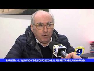 Barletta |  Il "Quo Vado" dell'opposizione