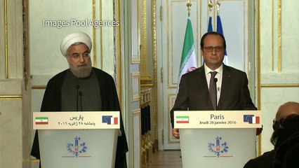 Droits de l'homme: le rappel de Hollande à Rohani