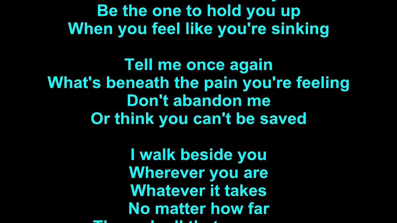 Dream Theater – I Walk Beside You Lyrics