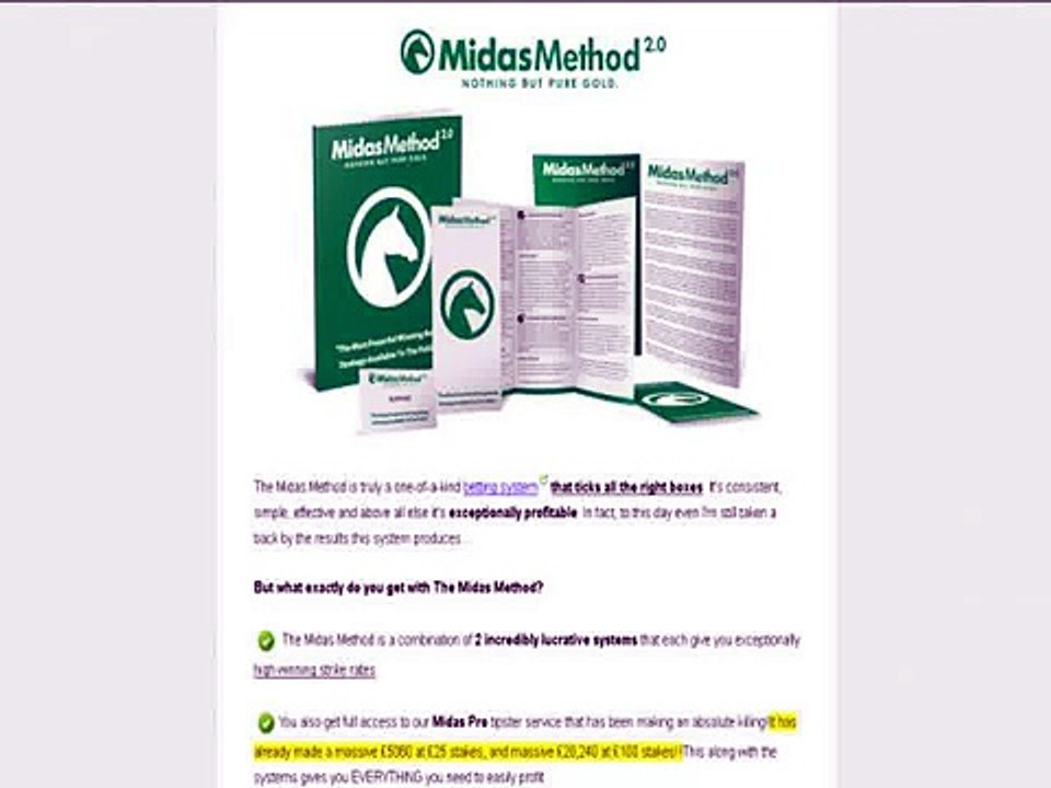Midas Method 2.0 - Insane Epcs, Rebills And Ultra Low Refunds!