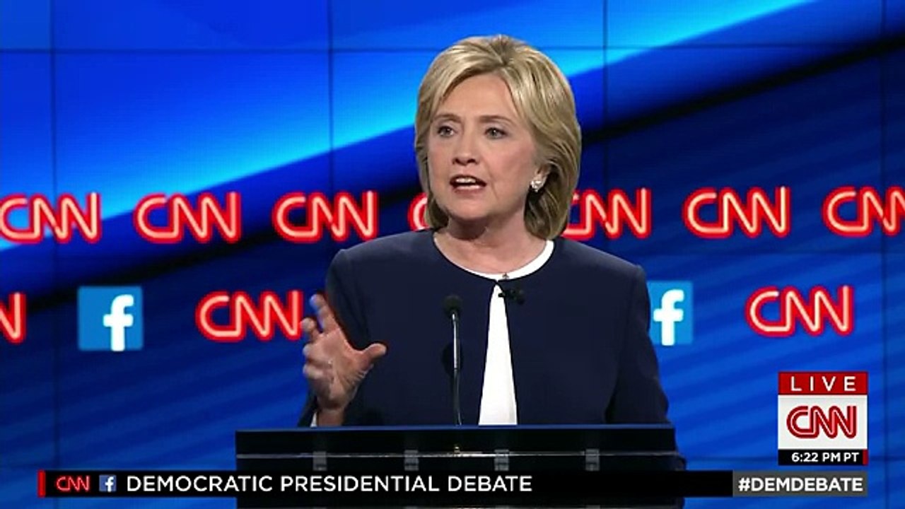 (Democratic Debate) Hillary Clinton- We have to stand up to 'bully' Putin