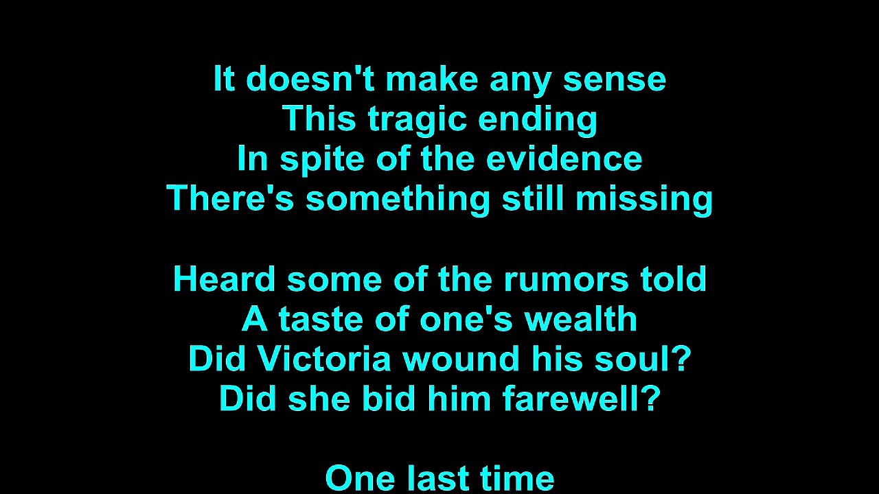 Dream Theater – One Last Time Lyrics