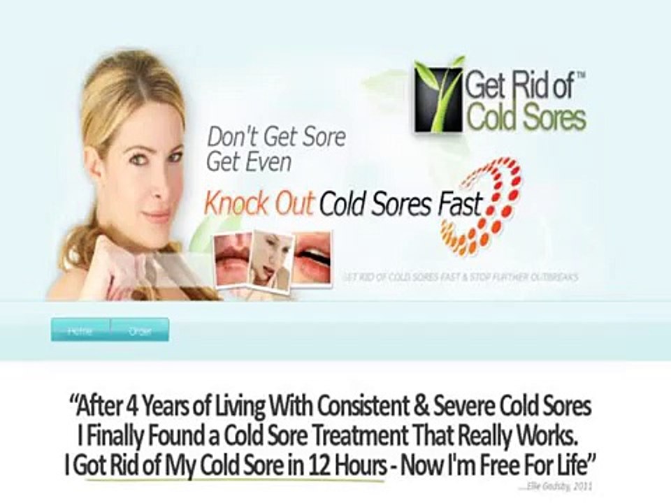 Get Rid Of Cold Sores Fast