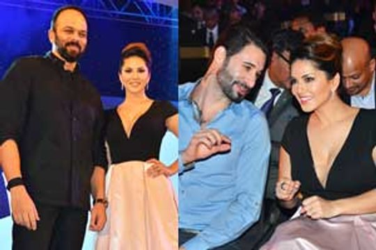 Rohit Shetty and Sunny Leone bond over cars!
