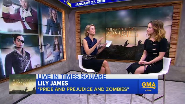Lily James Helps Shake Up Jane Austen in Pride and Prejudice and Zombies