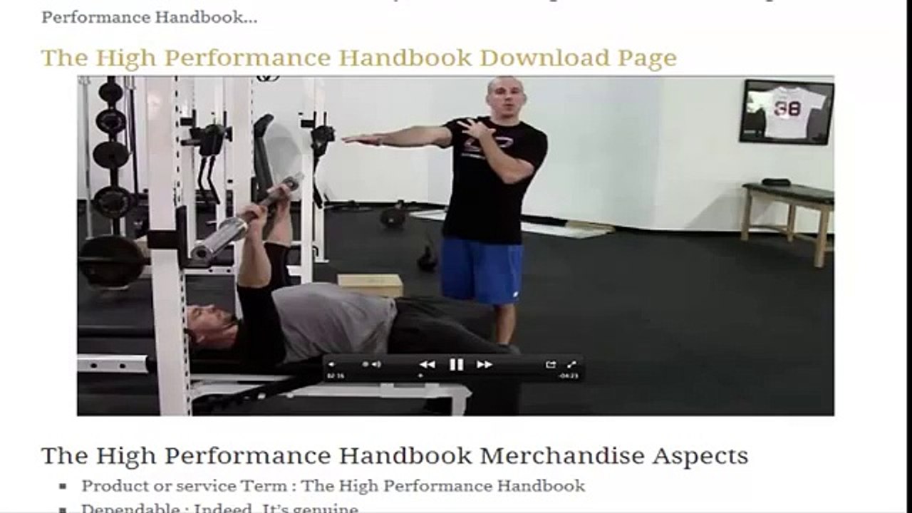 The High Performance Handbook Review -- The High Performance Handbook
