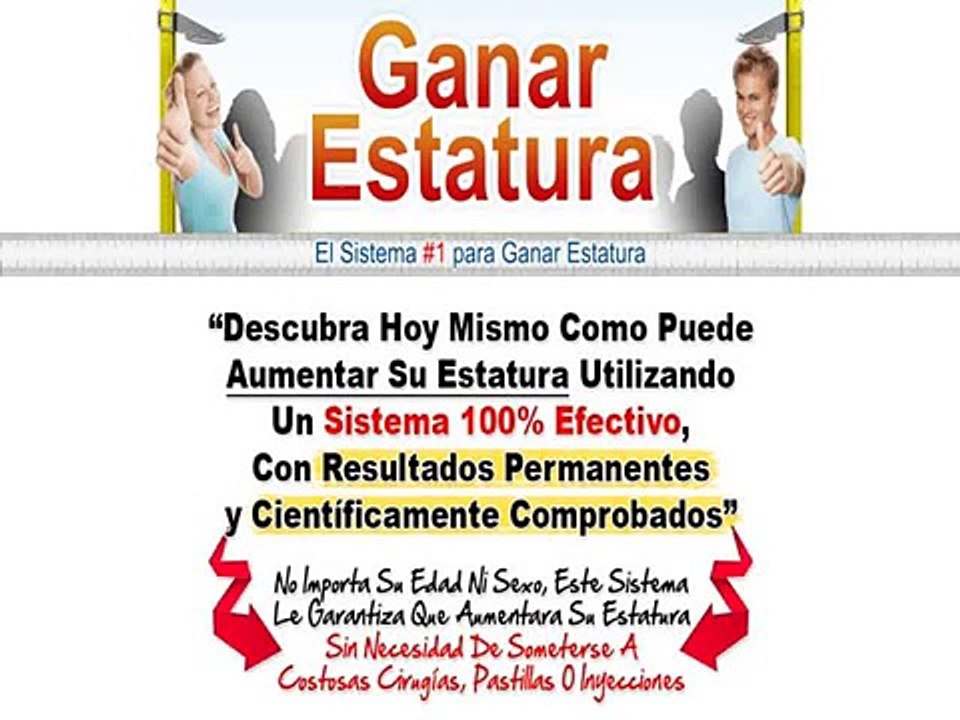 Ganar Estatura